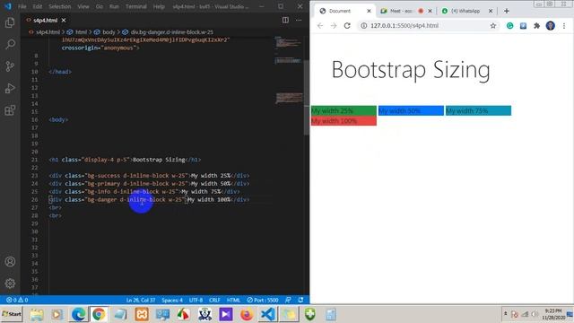 Bootstrap 4 part 4 (Sizing) смотреть онлайн