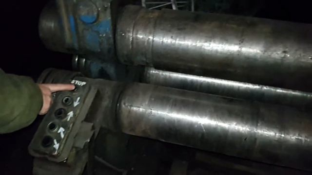 И2220 вальцы 3-х валковые 10х2000 мм. смотреть онлайн