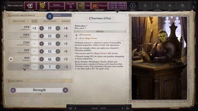 PF: WotR EE Wildland Shaman Solo Unfair - Character Creation смотреть онлайн