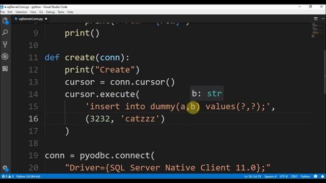 ? Python Connect with SQL SERVER ? смотреть онлайн