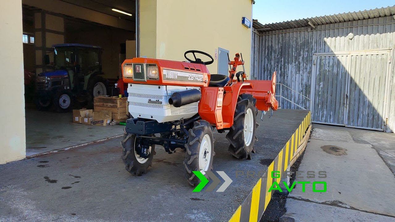 Трактор японский KUBOTA ZB1402 в Екатеринбурге проезд Бокситовый д.1 клад Б3 прогресс авто смотреть онлайн