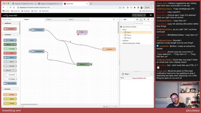 URI framents part2 - developing node-red stream - 12th September 2022 смотреть онлайн