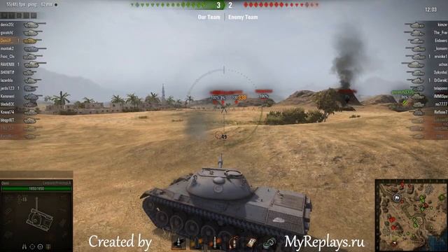 WOT: El Hallouf - Leopard prototyp A - 6 frags - смотреть онлайн
