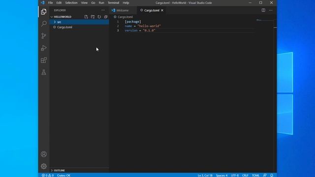 Getting Started with Rust on Windows and Visual Studio Code смотреть онлайн