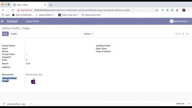 How to create [Upload | Store | Import] Image Field | Datatype in Odoo | Odoo Fields Tutorial смотреть онлайн