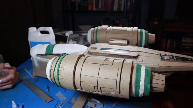 STAR WARS DIORAMA: The Razor Crest from The Mandalorian (Lego and cardboard) смотреть онлайн
