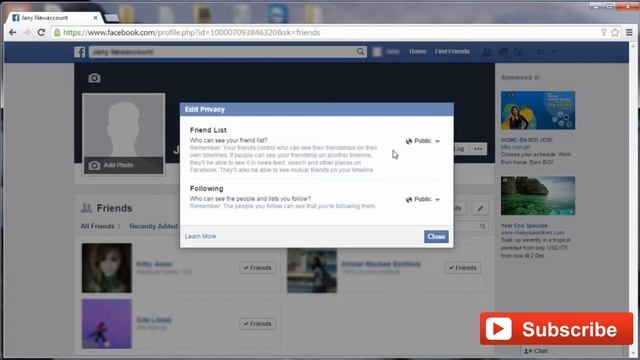 How to Hide Your Friends List on Facebook смотреть онлайн