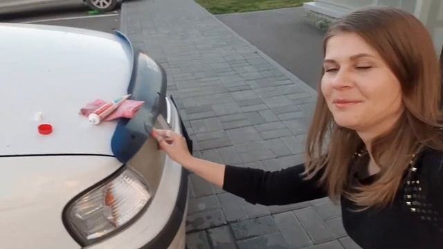 Зубная паста и фары, итог - лучше на 10% NISSAN SUNNY 4wd смотреть онлайн