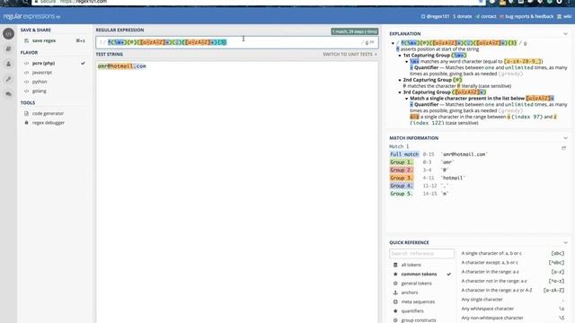 Full form example (validation using regular expression and database) смотреть онлайн
