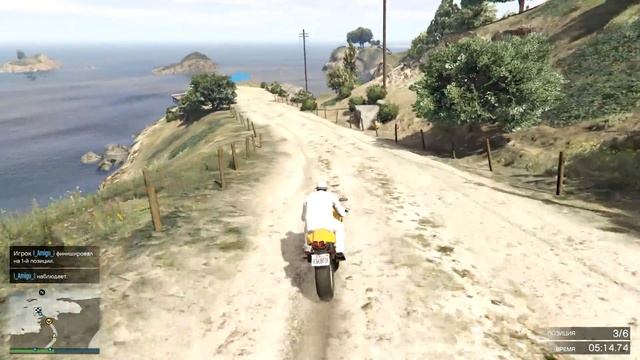 АДСКИЙ МОТОЦИКЛИСТ ГОНИТСЯ ЗА МНОЙ В GTA ONLINE!