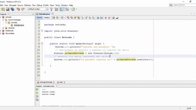 26. Curso básico de Java - Creación de un programa con Scanner [Estructura y variables] смотреть онлайн