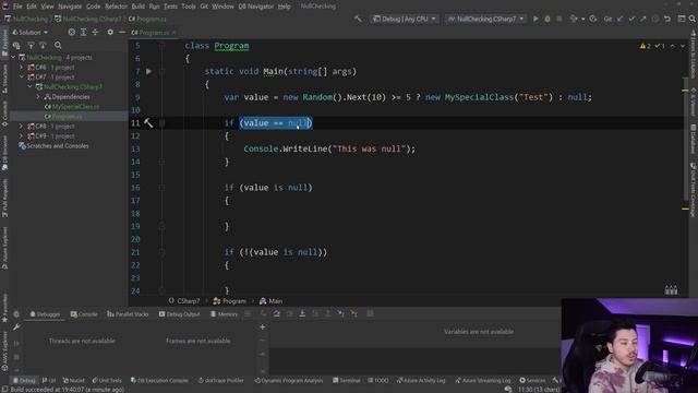 How null checks have changed in C# смотреть онлайн