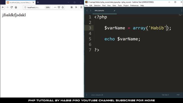 Data Type - PHP Tutorial Bangla [Part 04] смотреть онлайн