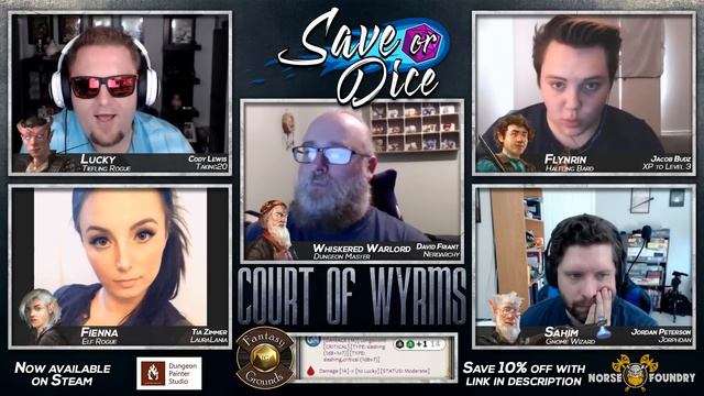 Save or Dice: Court of Wyrms - Ep 03 | Dungeons and Dragons Actual Play смотреть онлайн