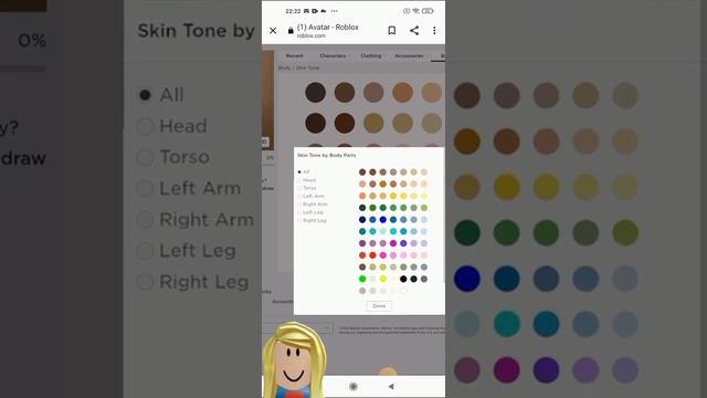 как покрасить любую часть тела в Roblox || Google смотреть онлайн