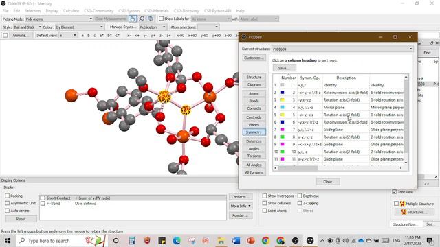 Crystal Structure Of MOF With Mercury Software Using Cif File - How To Use MERCURY Ccdc Software202