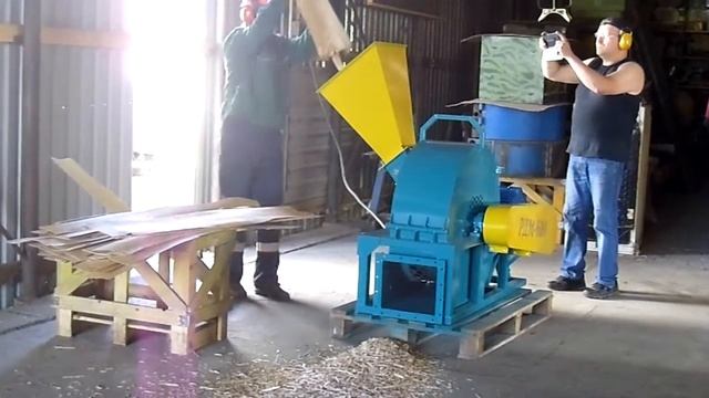 Переработка шпона на РДМ-600