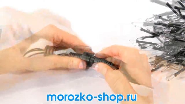 CLUSTER LIGHTS - электрогирлянда ВОЛШЕБНАЯ ГРОЗДЬ 288 синих LED огней, 2,4 м, DML28828B6C-L смотреть онлайн