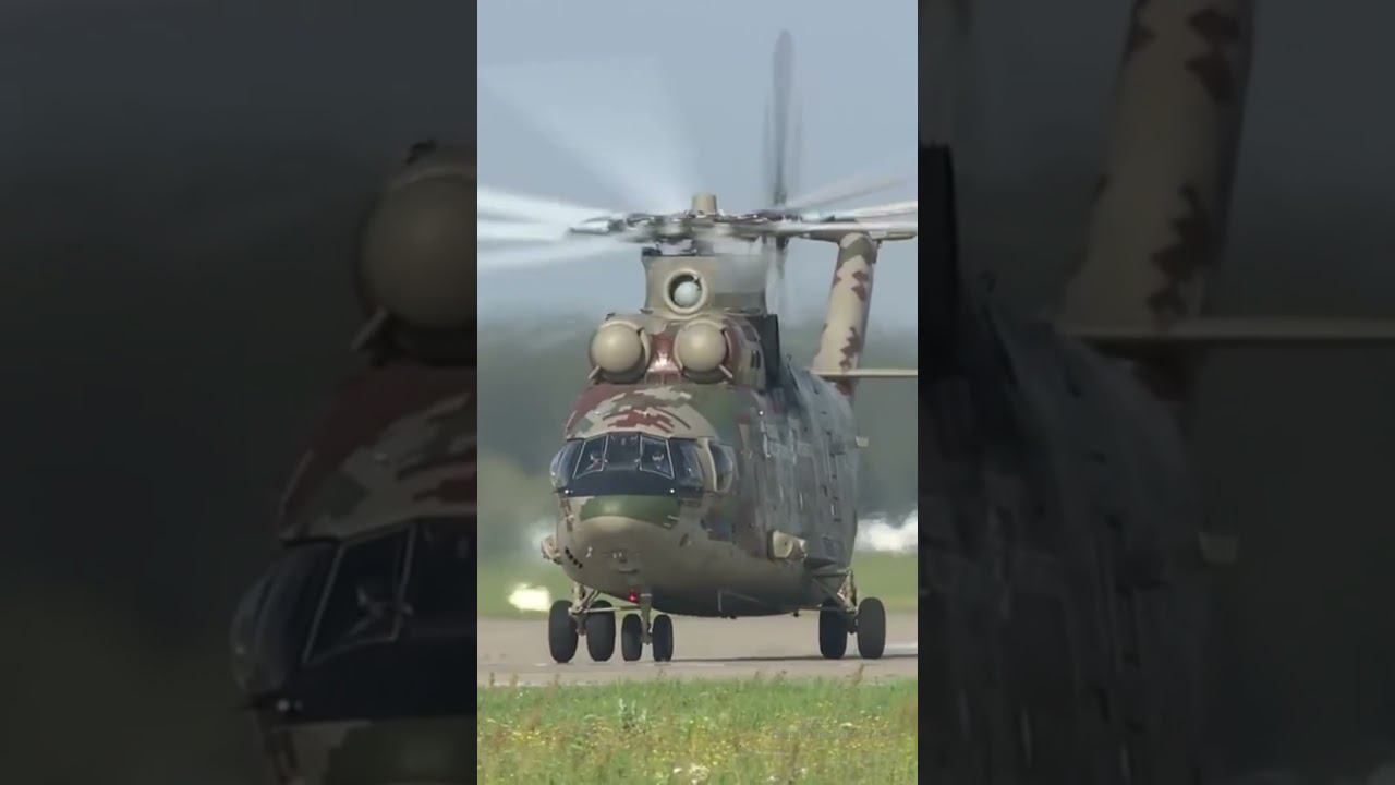 ☝️взлет по-самолетному Ми-26Т2В, автор видео: @KHMedia #топ #авиация #рекомендации #вертолет смотреть онлайн