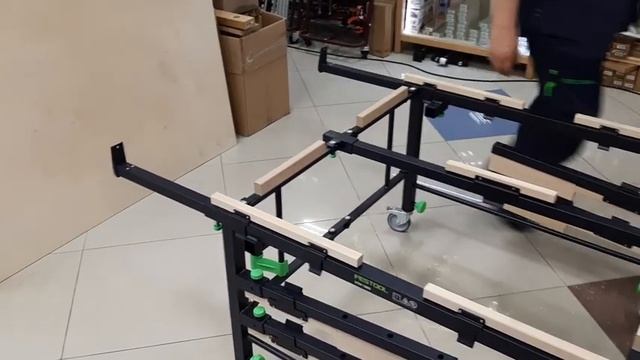 Раскроечный стол - верстак на колесах STM 1800 FESTOOL смотреть онлайн