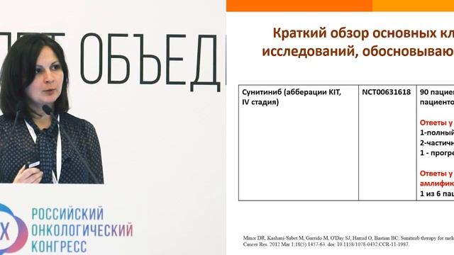 Меланома кожи с мутацией в гене CKIT смотреть онлайн