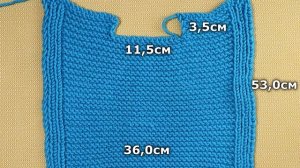 Жилетка для девочки спицами. Вязание для детей |16+