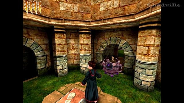 Harry Potter and the Chamber of Secrets (PC) Прохождение #6: Волос Гойла смотреть онлайн