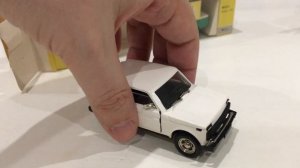 РЕСТАВРАЦИЯ модели Нивы А20 1/43. До и после.