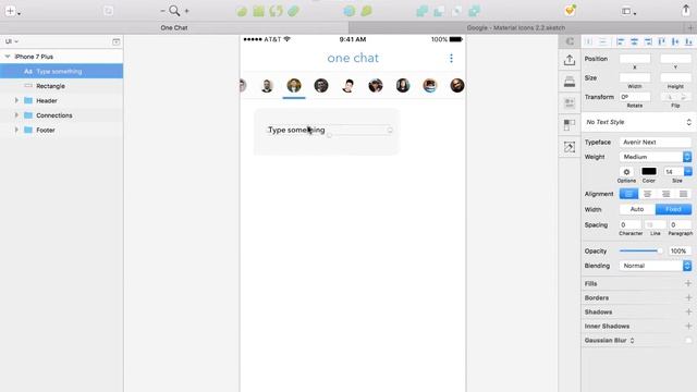 One Chat - Mobile App Design смотреть онлайн