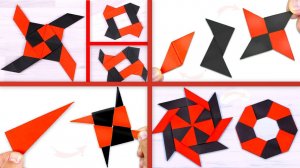 4 Идеи Оригами сюрикен из бумаги А4 оружие Ниндзя своими руками. Как сделать Бумажный антистресс