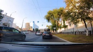 Белгород с автомобиля по центральным улицам 20-09-2020