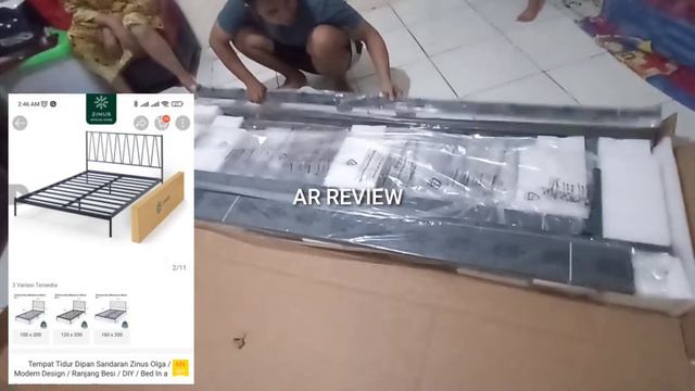 Unboxing Tempat Tidur Dipan Zinus Olga, Dipan Modern 2022 смотреть онлайн