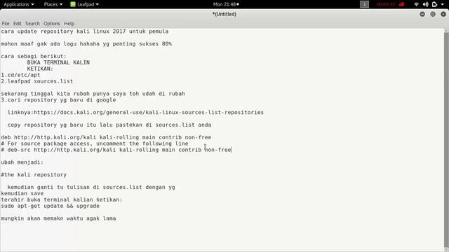 how to update and upgrade repository kali linux 2017 смотреть онлайн