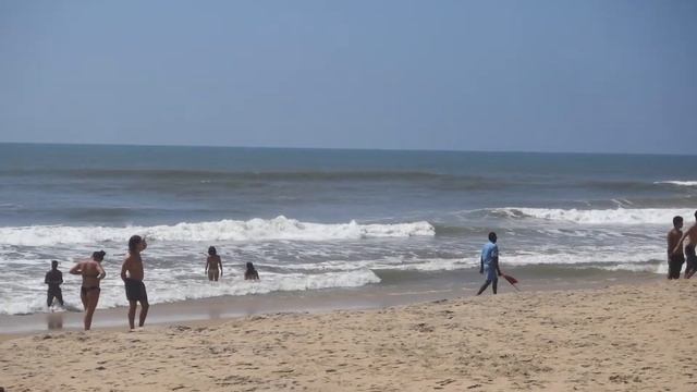 Varkala Beach в декабре 2017 (Керала, Индия, Варкала) смотреть онлайн