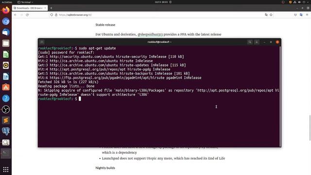 ubuntu 21.4 install DB Browser for SQLite3 смотреть онлайн