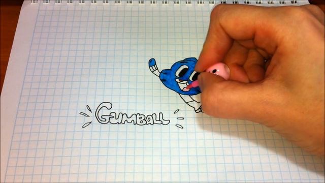 Простые рисунки #291 Гамбол Уоттерсон / Gumball смотреть онлайн