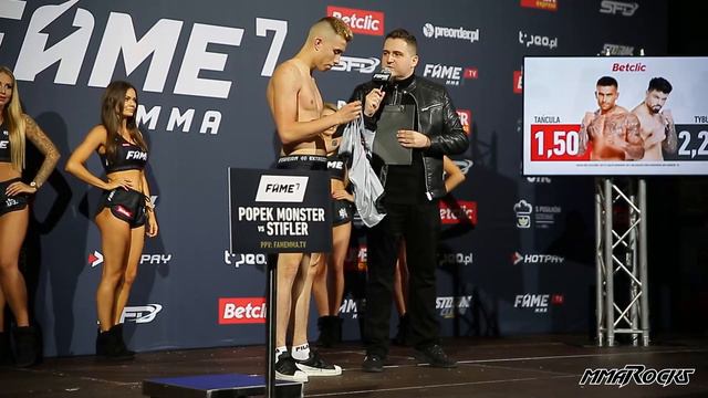 OSTRO NA WAŻENIU PRZED FAME MMA 7! HEJTER ZAŁOŻYŁ GILOTYNĘ OLEJNIKOWI! смотреть онлайн