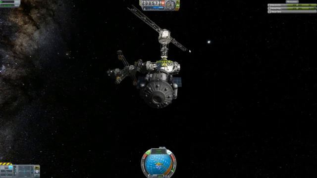 KSP - серия 011 (орбитальная станция) второй спасательный модуль стыковка смотреть онлайн