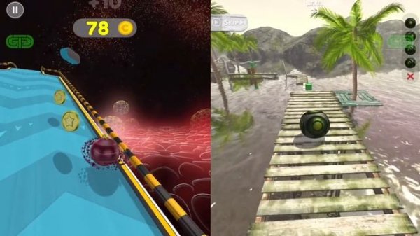 Going Balls Vs Sky Rolling Ball 3D, Action Balls, Fly Ball, Rollance Adventure Balls, Sky Escape