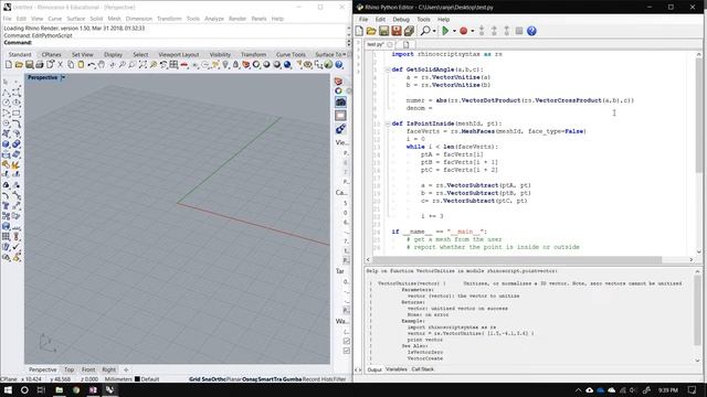 An Algorithm for Point inside Polyhedron (Mesh or BRep with planar faces) смотреть онлайн