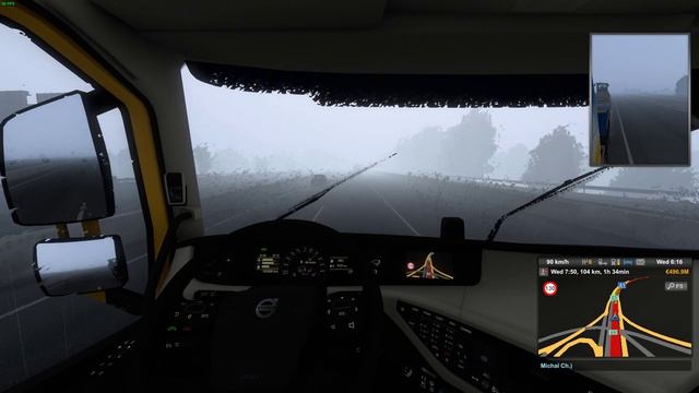 ETS2. Salzburg (AT) - Linz (AT), Compactor Volvo SD160B (no radio) [Volvo FH Globetrotter XL] смотреть онлайн