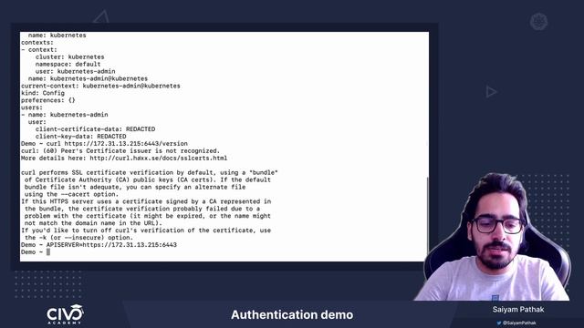 How To Authenticate A Kubernetes Cluster (demo) - Civo Academy