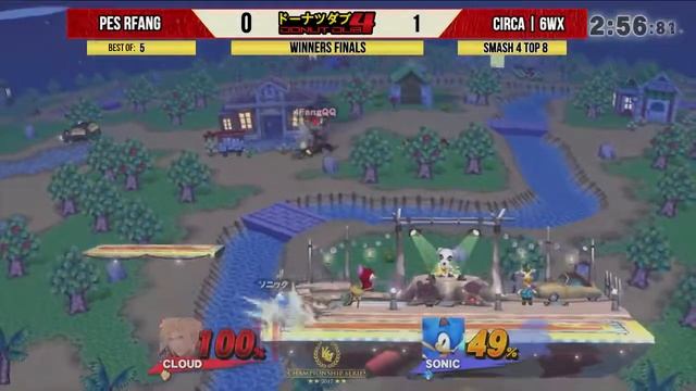 Donut Dub 4 Winners Finals Circa | 6WX (Sonic) vs PES| Rfang (Cloud) смотреть онлайн