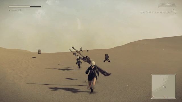 NieR: Automata - Часть 22 - Золотые роботы смотреть онлайн