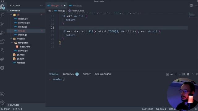 Listando dados em páginas web com Golang смотреть онлайн