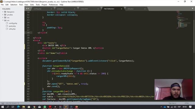 Mostrar datos de xml en un html mediante javascript смотреть онлайн