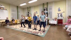 Танец «Стирка» детский садик Малинка