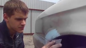 ржавчина на крыле. локальный ремонт.покраска переходом