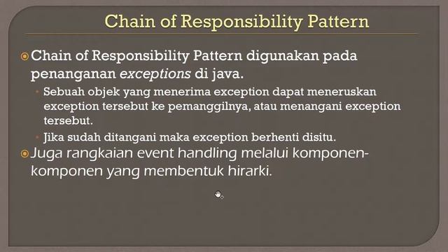 Chain of Responsibility Pattern смотреть онлайн