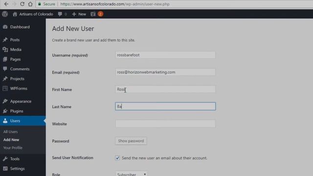 How to Add A User to Your WordPress Website Dashboard смотреть онлайн